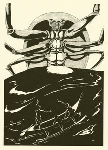 Pou Amma the Crab (gravering)