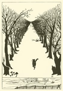 Katten som gikk alene (gravering) av Joseph Rudyard (after) Kipling