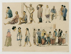 Kinesiske figurstudier av Joseph Selleny