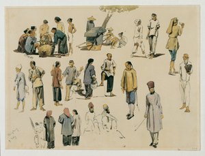 Kinesiske figurstudier av Joseph Selleny