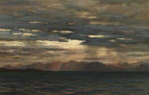 Soloppgang over nordvestkysten av Skye