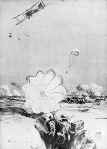Fly som leverer ammunisjon til den britiske frontlinjen, første verdenskrig, 1914-1918 1926