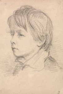 Skisse av kunstnerens bror, kaptein Michael Atwell Slater av Joseph Slater