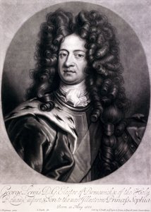 George I, konge av Storbritannia, ca 1700
