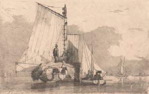 Båter ved Braydon, 1825