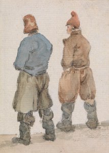To fiskere sett bakfra av Joseph Stannard