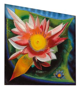 The Water Lily, ca. 1924 (olje på glass)