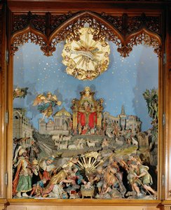 Krybbe, brukt i klosterkirken under julegudstjenester … av Joseph Thaddaeus Stammel