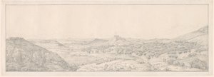 Panorama mot Athen fra Afrodites hage av Joseph Thürmer