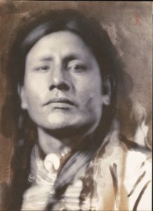En Sioux-sjef [Har-No-Horses], 1898.