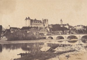 Utsikt over Chateau de Pau, 1853.