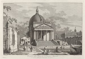 Prospekt fra Church of SAN. Simeone Apostolo, 1742.