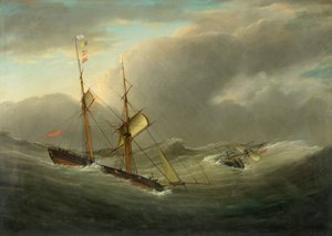 The Brigantine Tom Cod reddet mannskapet på 