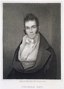 Thomas Say (1787-1834), gravert av Henry Hoppner Meyer (1787-1847)
