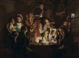 Et eksperiment på en fugl i luftpumpen