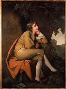 Edwin, fra "Minstrel" av Dr. Beattie av Joseph Wright of Derby