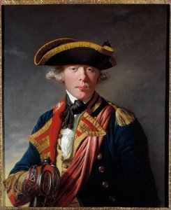 Portrett av James Cook (1728 - 1779), britisk navigatør rundt 1766 - 1768. Maleri av Joseph Wright fra Derby (1734 - 1797). Kansas City Museum Of Art av Joseph Wright of Derby