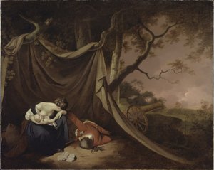 The Dead Soldier, ca. 1789 (olje på lerret) av Joseph Wright of Derby
