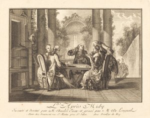 Ettermiddagen av Joseph de Longueil after Charles Eisen