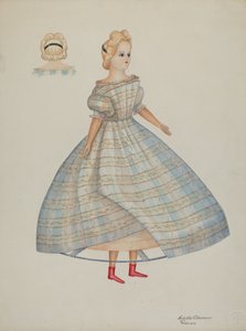 Dukke - Nellie Bates, ca. 1937 av Josephine C. Romano