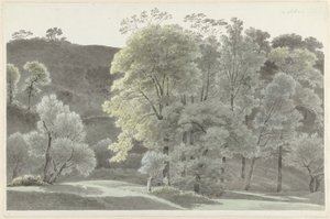 Trær rundt Subiaco av Josephus Augustus Knip