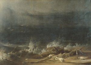 Syndfloden mot slutten, ca. 1813. av Joshua H. Shaw