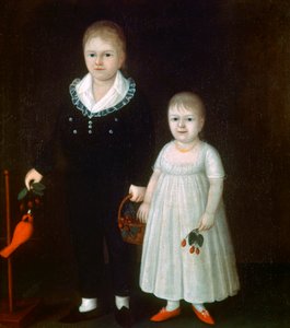 Edward og Sarah Rutter, c1805 av Joshua Johnson