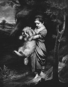 Crossing The Brook, c1767, 1911 av Joshua Reynolds