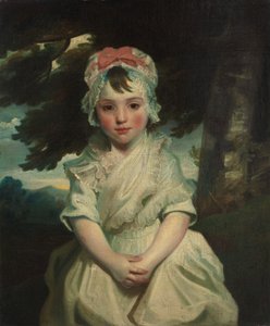 Georgiana Augusta Frederica Elliott 1782-1813, senere Lady Charles Bentinck, 1784. av Joshua Reynolds
