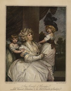 Jane grevinne av Harrington, Lord Viscount Petersham og den ærede Lincoln Stanhope av Joshua Reynolds