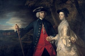 John, 2. jarl av Egmont og hans andre kone Catherine, ca. 1759