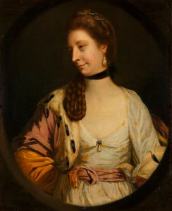 ""Lady Sondes"" Maleri av Sir Joshua Reynolds (1732-1792) - 1764 - Olje på lerret Dim 76,4x60,3 cm Museo Lazaro Galdiano, Madrid av Joshua Reynolds