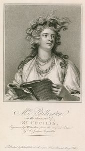 Mrs Billington i rollen som St Cecilia av Joshua Reynolds