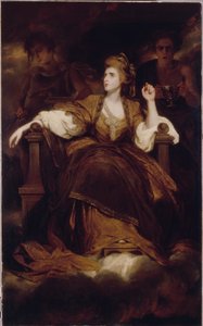 Fru Siddons som den tragiske musen av Joshua Reynolds