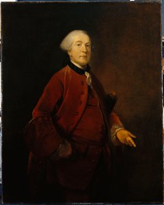 Portrett av George Ashby, stående, trekvart lengde, iført jakke og vest av Joshua Reynolds