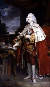 Portrett av Robert Marsham, andre baron Romney og andre president i foreningen av Joshua Reynolds