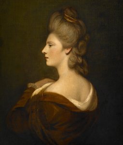 Portrett av en kvinne, antatt å være fru James Fox av Joshua Reynolds
