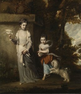 Portrett av damene Amabel og Mary Jemima Yorke, ca. 1761 av Joshua Reynolds