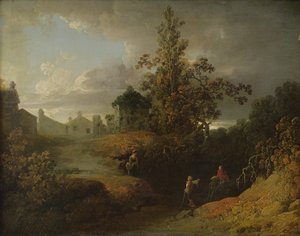 Ny mølle, 1809 av Joshua H. Shaw