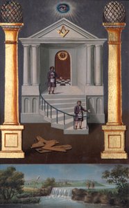 Andre grads frimurersporingstavle, 1819 av Josiah Bowring