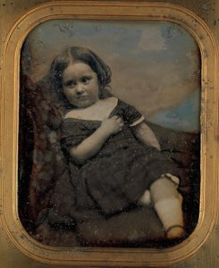 Augusta Hawes fire år gammel, 1850-tallet. Skapere: Josiah Johnson Hawes, Albert Sands Southworth. av Josiah Johnson Hawes, Albert Sands Southworth