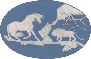 Hest skremt av en løve (Episode A)