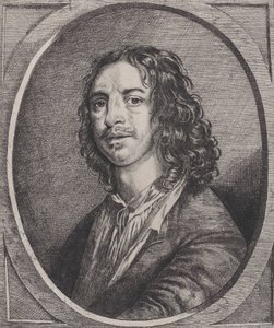 Portrett av William Dobson, 1645-49. av Josias English