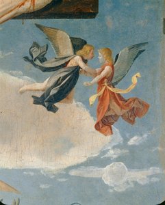 Kalvarienberg (Detail) von Josse (fl.1493-1508) Lieferinxe