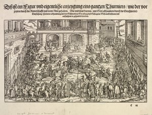 En turnering, 1565. av Josse Amman