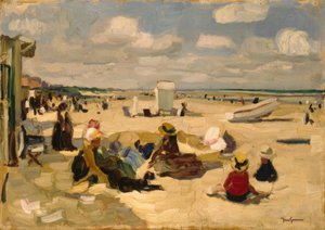 J.Goossens, La Panne-stranden av Josse Goossens