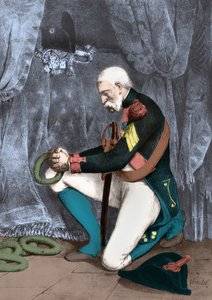 En veteran foran Napoleons grav av Josse Photo