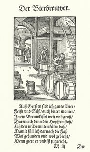 The Brewer (gravering) av Jost (after) Amman