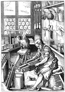 Bokbinder, 1500-tallet 1849.