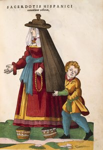 Konkubine med barn. Fra de viktigste folkeslagenes vaner, av Jost Amman av Jost Amman
